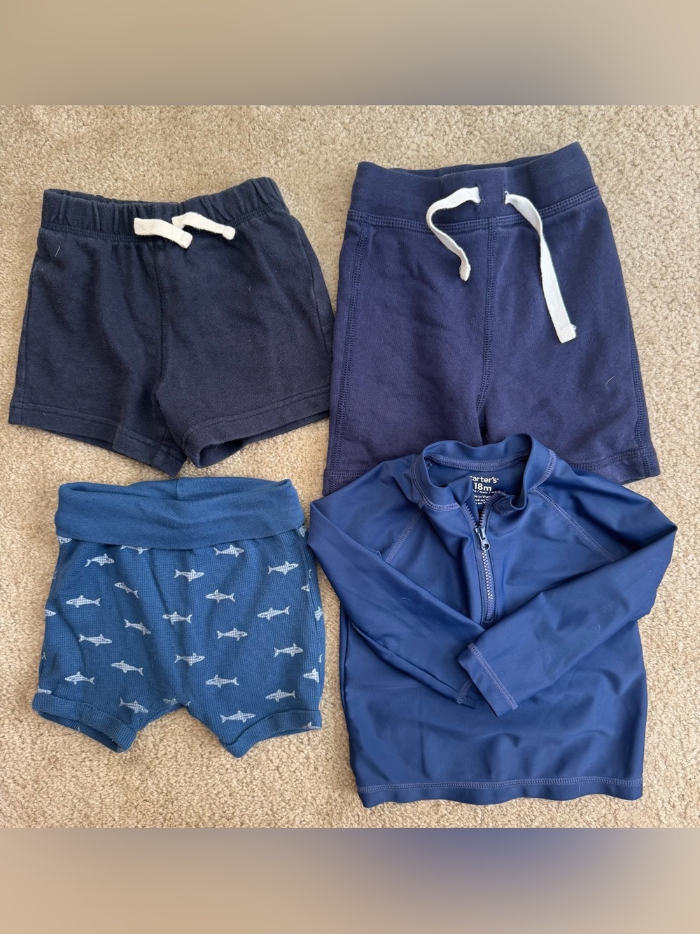 Sz 18 months summer blue bundle, various brands
